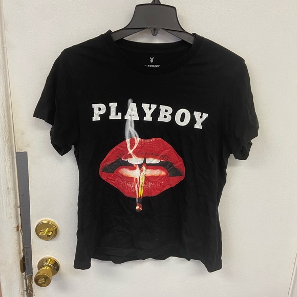 Playboy Graphic T-Shirt Match in Mouth Women’s size Large - Picture 2 of 4